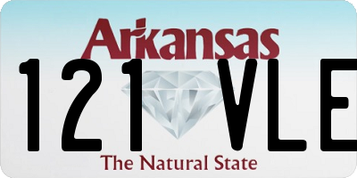 AR license plate 121VLE