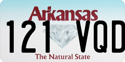 AR license plate 121VQD
