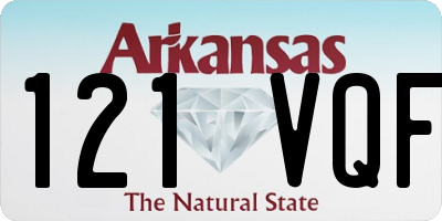 AR license plate 121VQF