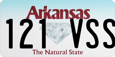 AR license plate 121VSS