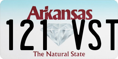 AR license plate 121VST