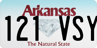 AR license plate 121VSY