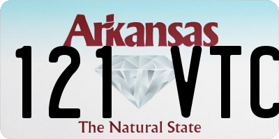 AR license plate 121VTC
