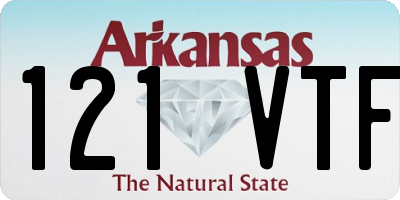 AR license plate 121VTF