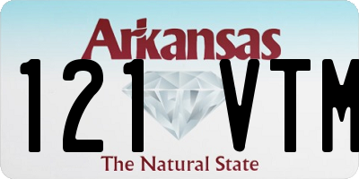 AR license plate 121VTM