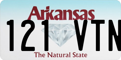 AR license plate 121VTN