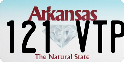 AR license plate 121VTP