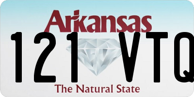 AR license plate 121VTQ