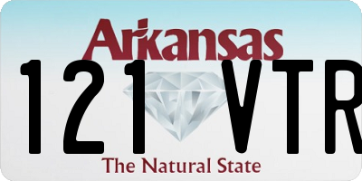 AR license plate 121VTR