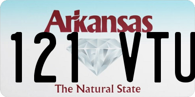 AR license plate 121VTU