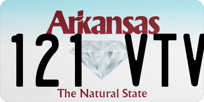 AR license plate 121VTV