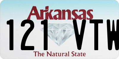 AR license plate 121VTW