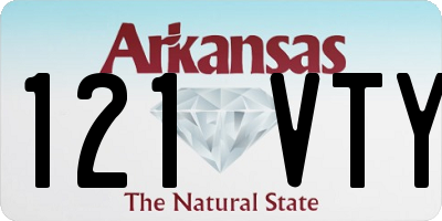 AR license plate 121VTY