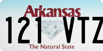 AR license plate 121VTZ