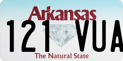 AR license plate 121VUA