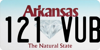 AR license plate 121VUB