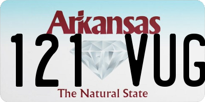AR license plate 121VUG