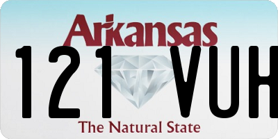 AR license plate 121VUH