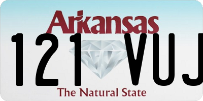 AR license plate 121VUJ
