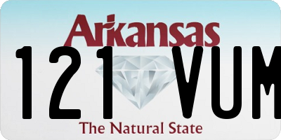 AR license plate 121VUM