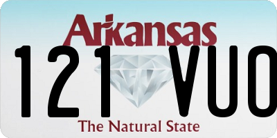 AR license plate 121VUO