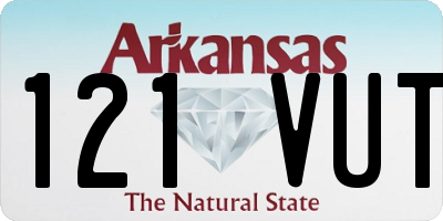 AR license plate 121VUT