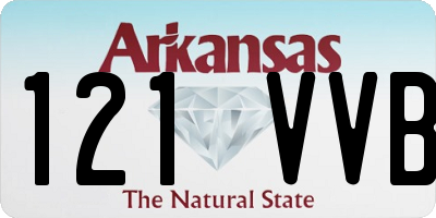 AR license plate 121VVB