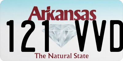 AR license plate 121VVD