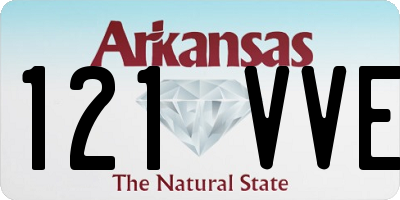 AR license plate 121VVE