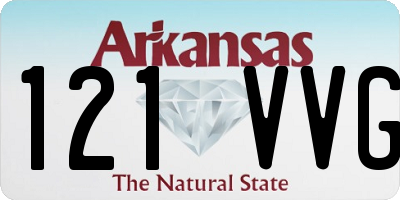 AR license plate 121VVG