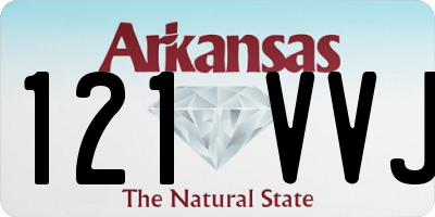 AR license plate 121VVJ