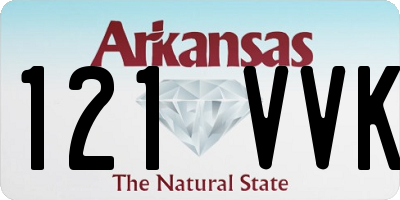 AR license plate 121VVK