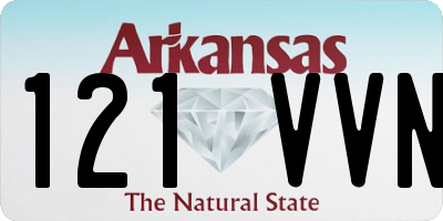 AR license plate 121VVN