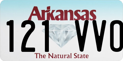 AR license plate 121VVO