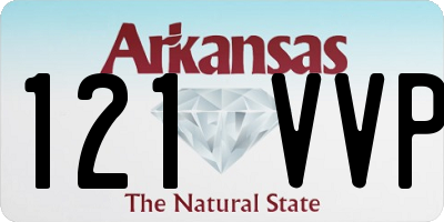 AR license plate 121VVP
