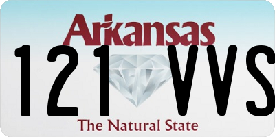AR license plate 121VVS