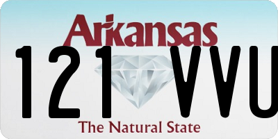 AR license plate 121VVU