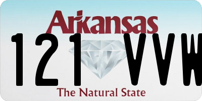 AR license plate 121VVW