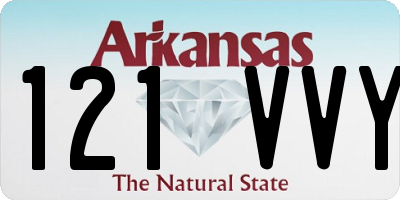 AR license plate 121VVY