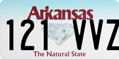 AR license plate 121VVZ