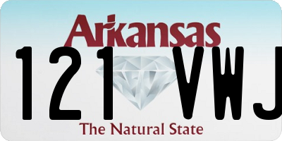 AR license plate 121VWJ