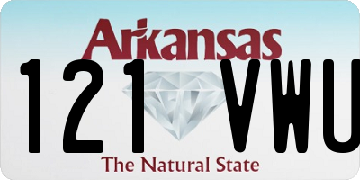 AR license plate 121VWU