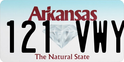 AR license plate 121VWY