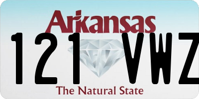 AR license plate 121VWZ