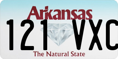 AR license plate 121VXC