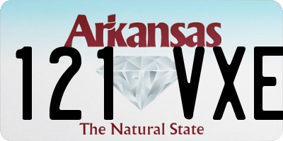 AR license plate 121VXE
