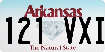 AR license plate 121VXI
