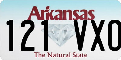 AR license plate 121VXO