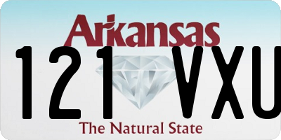 AR license plate 121VXU