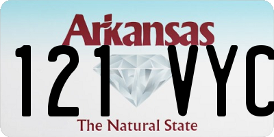 AR license plate 121VYC